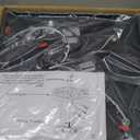 Black Flush Mount Ceiling Light Fixture,4-Light Square Hallway Light Fixtures Ceiling,Light Fixtures Ceiling Mount for Farmhouse,Kitchen,Hall,Bedroom (2 Pack)