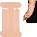 20 Count Pre-Cut Kinesiology Tape for Elbow, Precut Muscle Tapes Strips for Elbow Waterproof Breathable Hypoallergenic Latex-Free, Elastic Cotton Sports Athletic Tapes for Elbow Pain Relief & Support (Beige)