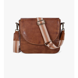 Genuine Leather Shoulder Crossbody Purse For Women with Adjustable Strap, Mobile Pocket & Outside & Inside Zipper