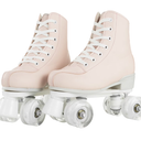 GAMBE Roller Skate, Adult Teen Classic High Top Roller Skates with Light up Wheels Pink, Size   41