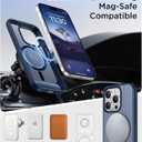 Temdan Magnetic Compatible with iPhone 15 Pro Max Case, [Built-in Invisible Kickstand][Compatible with MagSafe] [Military Grade Shockproof] Slim Translucent Matte Phone Case for iPhone 15 Pro Max 6.7"