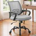 DUMOS Ergonomic Office Chair, Executive Desk Chair with Lumbar Support, 22.6" W x 23.62" D x 37.4" H