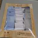 Baby Socks Cotton For Girls 12 Pairs  Soft And Comfortable Baby Girl Socks 0-6 Months, Adorable Sock Shoes For Baby Girl, Gift For Newborns (Pink)