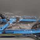Kick Scooter for Kids Ages 8+ Teens & Adults, with Front handbrake and Rear Brake, and Adjustable Handlebars, Big Sturdy PU Flash Wheels Great Gift & Toy (Blue)