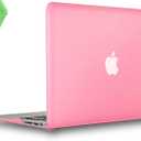 UESWILL Compatible with Smooth Matte Hard Shell Case Cover for 2010-2017 Release MacBook Air 13 inch (Model A1466 A1369), Pink
