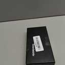 Car Steering Wheel knob Metal Sport knob Cow Leather Cover Spin Suicide knob fits Any car, Truck, Golf cart, Lawn Mower, Boat (Black Cowhide)