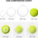 20 Pack Clear Plastic Fillable Ornaments Balls for Crafts, 3.15''/80mm Christmas Ornaments DIY for Holiday, Wedding, Gifts, Home Decor