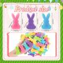 80 Pcs Easter Decorations Cute Sponges Bunnies Vase Filler Easter Bunny Rabbit Spring Indoor Decor for Tiered Tray and Table Decorations for Home