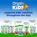 Orgain Organic Kids Nutritional Protein Shake, Vanilla, Healthy Kids Snacks, 8g Dairy Protein, 3g Fiber, 22 Vitamins & Minerals, No Soy ingredients, Gluten Free, Non-GMO, 8.25 Fl Oz (Pack of 12)