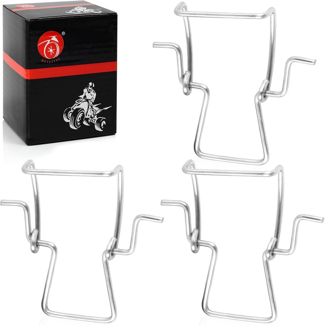 3 Pcs Air Filter Housing Wire Latch Clip -Rectangular For EZGO 4 Cycle Golf Cart Medalist TXT 295cc 350cc 1994-2005 72145-G01 72145G01