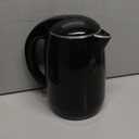 Elite Gourmet EKT1821 1.8L Double Wall Insulated, Cool-Touch 1500W Kettle w/Stainless Steel Interior & Lid, 360 Swivel Base for Cord Free Serving, Power On Lever, Auto Shut-Off, Boil Dry, Black (1.9 Quarts)