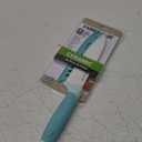 Farberware Ceramic Chef Knife with Custom-Fit Blade Cover, Razor-Sharp Kitchen Knife with Ergonomic, Soft-Grip Handle, Dishwasher-Safe, 6-inch, Aqua