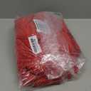 BDDC Table Skirt for 4 Foot Tables  OnePiece Red Tablecloths and Skirt, Wrinkle Resistant Ruffles Elastic Cover for Banquets, Weddings, Events, Parties