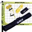 Park & Sun Sports Spectrum Classic: Portable Professional Outdoor Volleyball Net System, Orange & The Miramar® King of The Beach® Volleyball by Mikasa