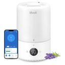 LEVOIT Smart Cool Mist Top Fill Humidifiers for Bedroom with Sensor, Auto Humidity Setting, APP & Voice Control, Essential Oil Diffuser, Ultra Quiet Operation, Super Easy Top Fill, 3L, White