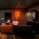 Neon Sign for Wall Decor Baseball Neon Light for Man Cave Birthday Gifts for Men With Dodge Baseball Team Logo Sign Led Sign for Bar Party Dorm Decoration Size16.1 * 12.2inch(LD062)