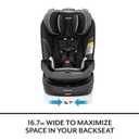 Evenflo Gold Revolve360 Slim 2-in-1 Rotational Car Seat with SensorSafe (Obsidian Black)