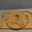 Christmas Boo Charcuterie Letters Bamboo Wood Charcuterie Christmas Board Letter Serving Tray Cheese Board Halloween Serving Tray Plates for Xmas Holiday Candy Cookie Home Party