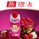 Premier Protein Shake INDULGENCE, White Chocolate Raspberry, 30g Protein, 170 Calories, 3g Sugar, 11 fl oz, 12 Pack ,BBD: 10/26/2026