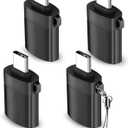 USB C to USB Adapter 4 Pack,USBC Male to USB A 3.0 Female OTG Adapter, Type C Thunderbolt 4 Converter OITYEUF for iPhone 15 Pro Max Plus,MacBook Pro Air2024,Samsung S24 S23 S22 S21 Galaxy,iPad (Black)