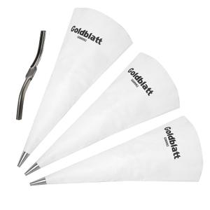 Goldblatt 4 Pieces Tile Grout Masonry Mortar Bag Set, Includes 3 Pieces Tear Puncture Resistant Grout Bag & 1 Piece Brick Jointer for Tile Installation Work Goldblatt 4 Pieces Tile Grout Masonry Mortar Bag Set, Includes 3 Pieces Tear Puncture Resistant Grout Bag & 1 Piece Brick Jointer for Tile Installation Work