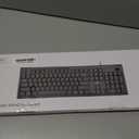 Rii RK907 Ultra-Slim Compact USB Wired Keyboard for Mac and PC,Windows 10/8 / 7 / Vista/XP (Black) (1PCS)