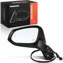 A-Premium Driver Side Power Door Mirror - Compatible with Toyota Highlander 2020 2021 2022 2023 - Heated Manual Folding Black Outside Rear View Mirror with Turn Signal and Blind Spot Detection