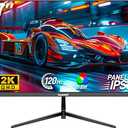Gawfolk Gaming Monitor 22 inch QHD IPS, PC Screen , Ultra-Thin Zero Frame Computer Display for Home Office Business, DP, HDMI, Wall-Mounted