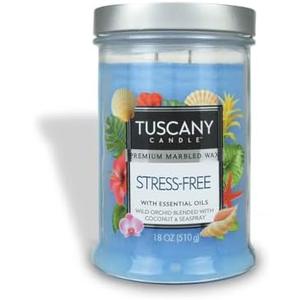 Tuscany Candle Stress-Free Long-Lasting Scented Jar Candle, 18 oz EVD
