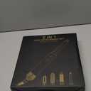 Hair Dryer Brush 5 in 1, Negative Ion Blow Dryer Brush Set, 110,000 RPM High - Speed Hot Air Brush Air Styler Curling Wrap Air Curler,Curling Iron Hair Styling Tools for Straight Curl Drying Smoothing (White)