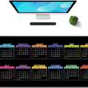 Galdas Gaming Mouse Pad XXL XL Large Long Extended Big Mousepad Non-Slip Rubber Keyboard Mouse Pad with Stitched Edges for Laptop Home Office (2026, 35.4 * 15.7)
