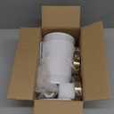 Ouyulong Battery Operated Wall Sconces Set of 2, Wireless Rechargeable Dimmable Wall Light with 5600mAh RGB Bulb and Remote for Bedroom, Living Room, Hallway (Gold)