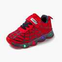 RAYCHY Children's Casual Shoes Boys Breathable Non-Slip Light Sneakers Unisex Luminous Sneakers for Girls Sport Running Shoes, Size 9