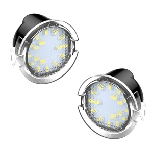 RUXIFEY Side Mirror Puddle Light LED Lamp Compatible with Ford F150 Explorer Edge Expedition Flex Fusion Taurus X, 6000K White, 2-Pieces