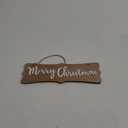 Wooden Sign Merry Christmas Ornament Round 12* in