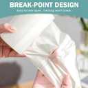 Small Trash Bags 4 Gallon - 100 Count Leakage-Proof 4 Gallon Trash Bag, Unscented Small Garbage Bags for Office Bedroom Bathroom Mini Trash Bags, White 4 Gal Trash Can Liners