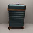 UKEIN Luggage Sets 3 Piece, Carry On Luggage 20In With Spinner Wheels,PC Hardside Suitcase Set with TSA Lock,Durable Carry On Suitcase With Travel Backpack for Men (Green, 3 piece set (20inch))