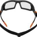 Klein Tools 60470 Safety Glasses, ANSI Z87.1+ Pro Full Frame Gasket Safety Glasses, Clear Lenses, UV Protection, Anti-Fog, Scratch Resistant