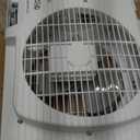 Comfort Zone Twin Window Fan with Reversible Airflow Control, 9 inch, Auto-Locking Expanders, 2 Speed Fan, Dual Fan, Exhaust, Airflow 9.84 ft/sec, Ideal for Home, Kitchen, Bedroom & Office, CZ319WT