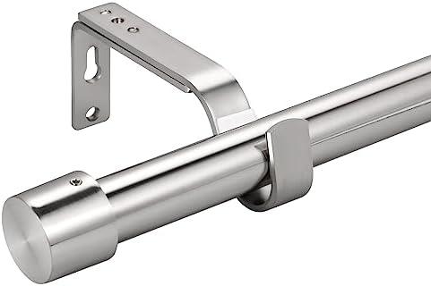 Eson Home Curtain Rods for Windows, 28 to 84 Inches, 1" Diameter Splicing Curtain Rod Set, Stainless Steel Heavy Duty Drapery Rods with Adjustable Brackets for Bedroom, Living room, Office Eson Home Curtain Rods for Windows, 28 to 84 Inches, 1" Diameter Splicing Curtain Rod Set, Stainless Steel Heavy Duty Drapery Rods with Adjustable Brackets for Bedroom, Living room, Office