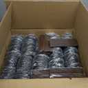 Lamosi 12 oz. Disposable Coffee Cups with Lids, 500 Pack Insulated Hot Cups To Go Paper Coffee Cups with Lids and Straws, Corrugated Ripple Wall Cup for Hot Drink, Office, Coffee Bar (Black)