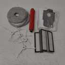 Accessories Kit Compatible with Roborock Qrevo S/Qrevo Maxv/Qrevo S/Qrevo Plus Robtic Vacuum Cleaner,17 Spare Parts,1 Main Brush Roller,4 Side Brushe,4 Mop Pads,4 Dust Bags,4 Hepa Filters (White-17)