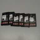 Generic Short Square ABS Plastic False Nails Valentine Heart Designs Red Glitter 24 Pcs (1 Set) Full Cover Stick on Nails Valentine Glue on Nails for Women and Girls Holiday Manicure