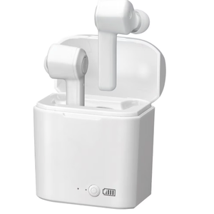 iLive Truly Wire-Free Bluetooth Earbuds in White