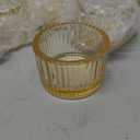 JOYIT Gold Votive Candle Holders Bulk Set of 24, Tealight Candle Holder for Wedding Table Centerpiece, Glass Small Candle Holders for Birthday Party, Valentine's Day, Home Decor (2''X 1.4'')