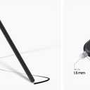 Fold 6 S Pen Fold Edition Compatible Galaxy Z Fold 5/6 Phones Only, Slim 1.5mm Pen Tip, 4,096 Pressure Levels, Z Fold5/6 Pen Fold Edition (Pen+Case-Black)