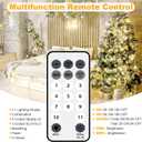 OMIKA 50FT Connectable Globe String Lights Outdoor Waterproof, 150 LED Fairy Lights with Remote Timer, Multicolor and Warm White Plug in Pastel String Lights for Indoor,Bedroom, Party, Classroom Decor