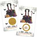 Witchy Fun Bridal Shower Scratch Off Cards (30 Pack)  Halloween Wedding Reception Activities, Lottery Giveaways, Girls Shower Party Favors, Bridal Shower Games, Spooky Celebration