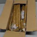 Wedding Sign Holder, 68x32x16.5 Adjustable Welcome Wedding Sign Stand with Leather Sign Hanging Straps, Sign Rack,Heavy Duty Easel Stand for Sign, Wedding Seating Chart Stand, Easel for Display (Bling Gold)