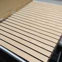 4-Piece Wood Slat Wall Panel for Interior Wall Decor Noise Cancelling 47.2" x 23.6" Peel and Stick Acoustic Decorative 3D Sound Absorbing Wall Paneling, Natural Oak, 4pcs - 47.2" x 23.6"